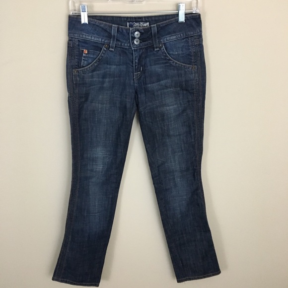 Hudson Jeans Womens 2S Straight Leg Blue Made in USA. - Picture 3 of 8